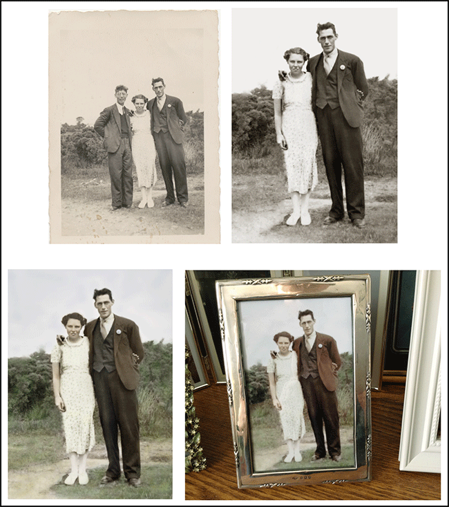 Photographs Forever - Photograph Restoration Example
